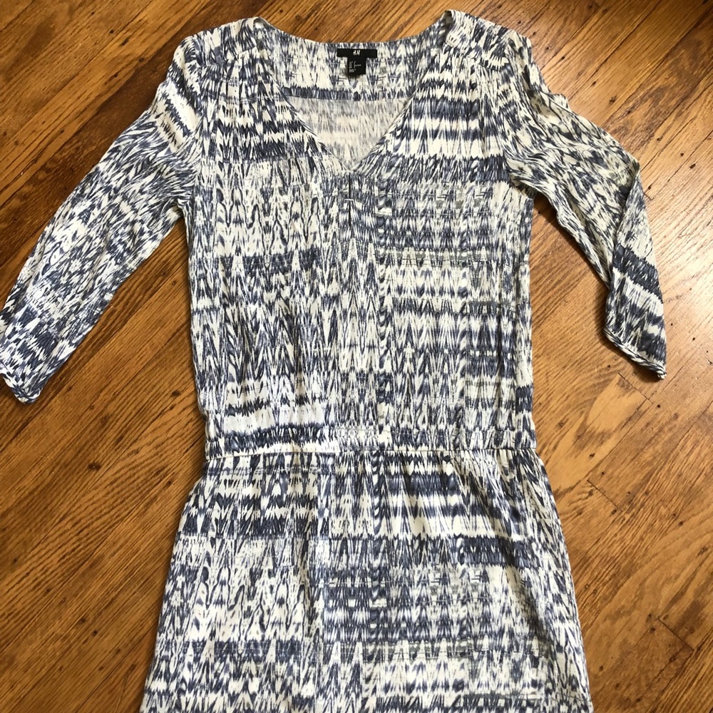 HM drop waist dress